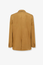 Alysi Women's Double Breasted Lyocell and Linen Blazer OLIO, view 2