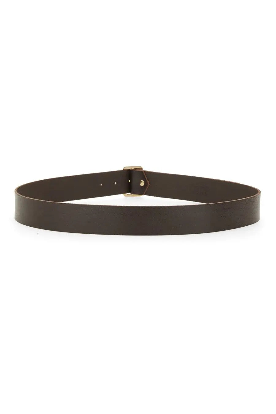 Alysi Women's Leather Belt Brown, view 3