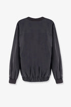 Alysi Women's Lyocell and Linen Bomber Liquirizia, view 2