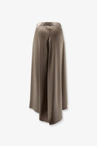 Alysi Women's Satin Skirt Beige, view 2