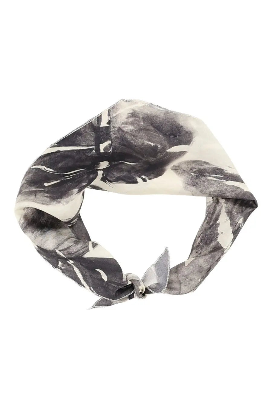 Alysi Women's Silk Scarf Black, view 2