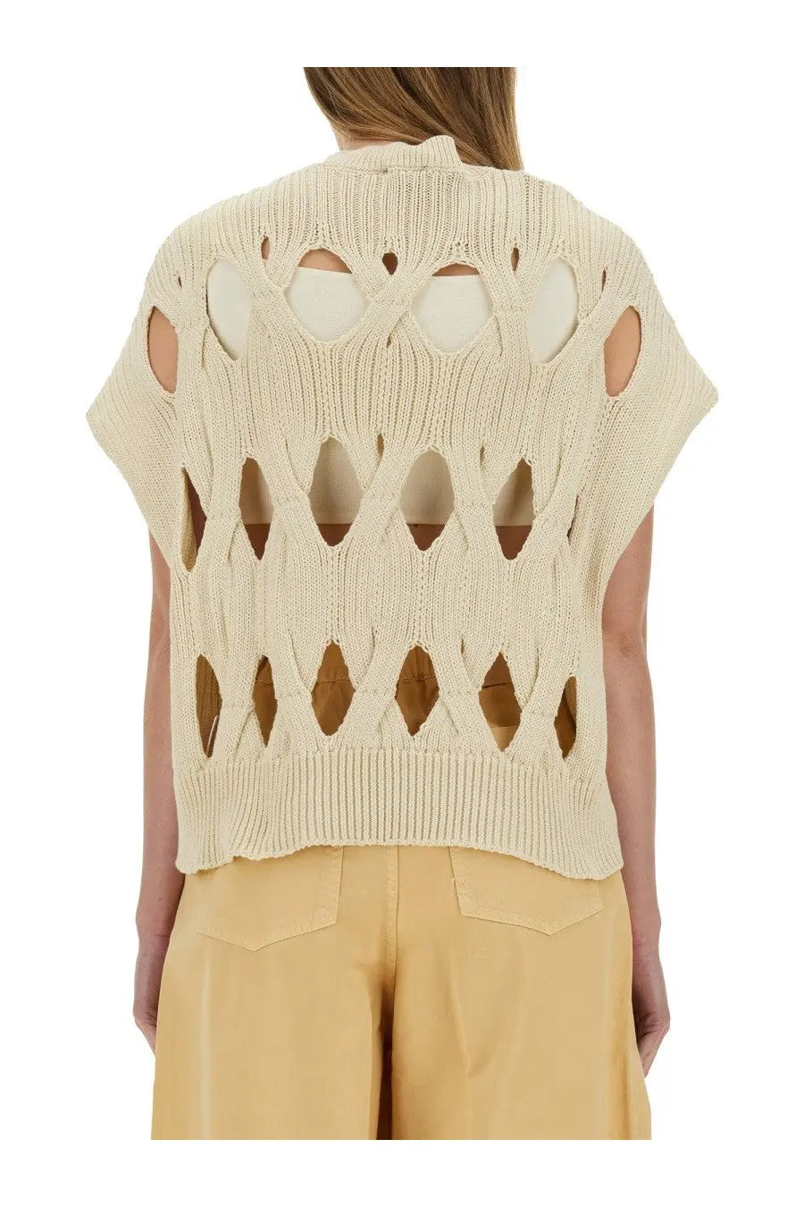 Alysi Women's Springtime Jersey Beige, view 3