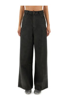 Alysi Women's Super Flare Denim Pants Black