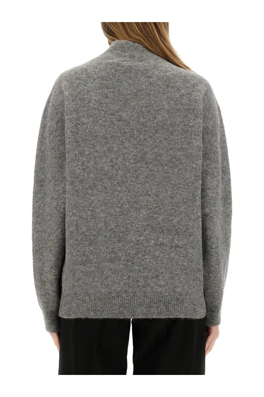 Alysi Women's Turtleneck Shirt Grey, view 3