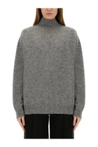 Alysi Women's Turtleneck Shirt Grey