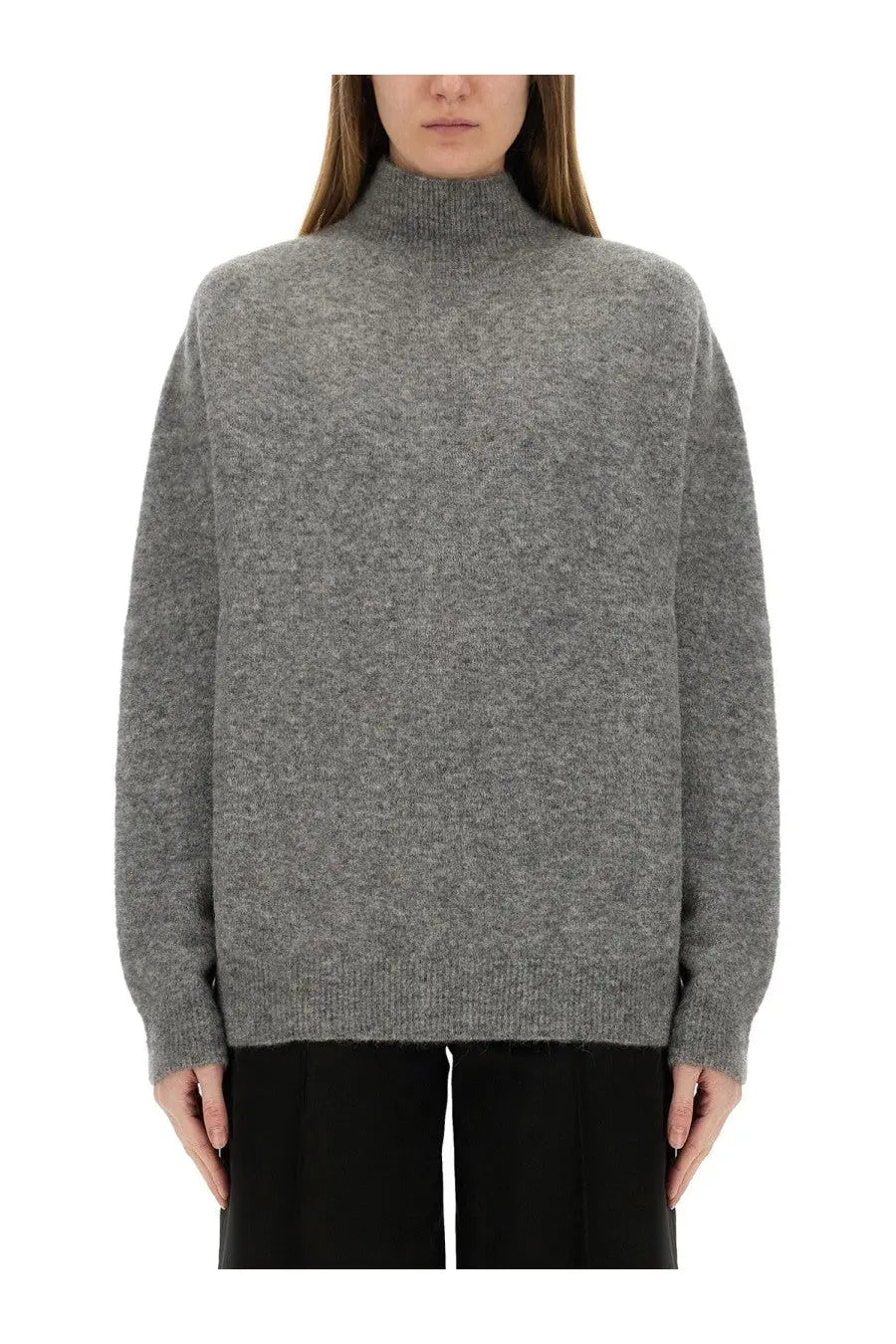 Alysi Women's Turtleneck Shirt Grey