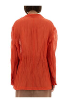 Alysi Women's Wrinkled Effect Shirt Red, view 3
