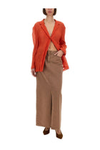 Alysi Women's Wrinkled Effect Shirt Red, view 2