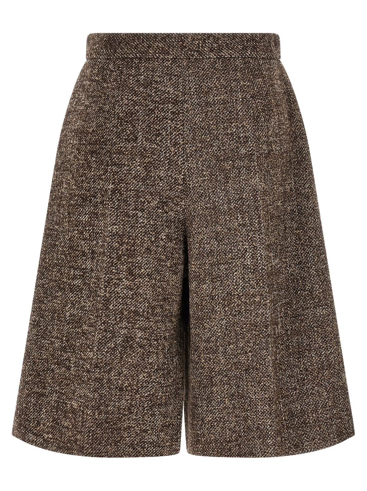 Agnona Amanda Bermuda Shorts Brown, view 2