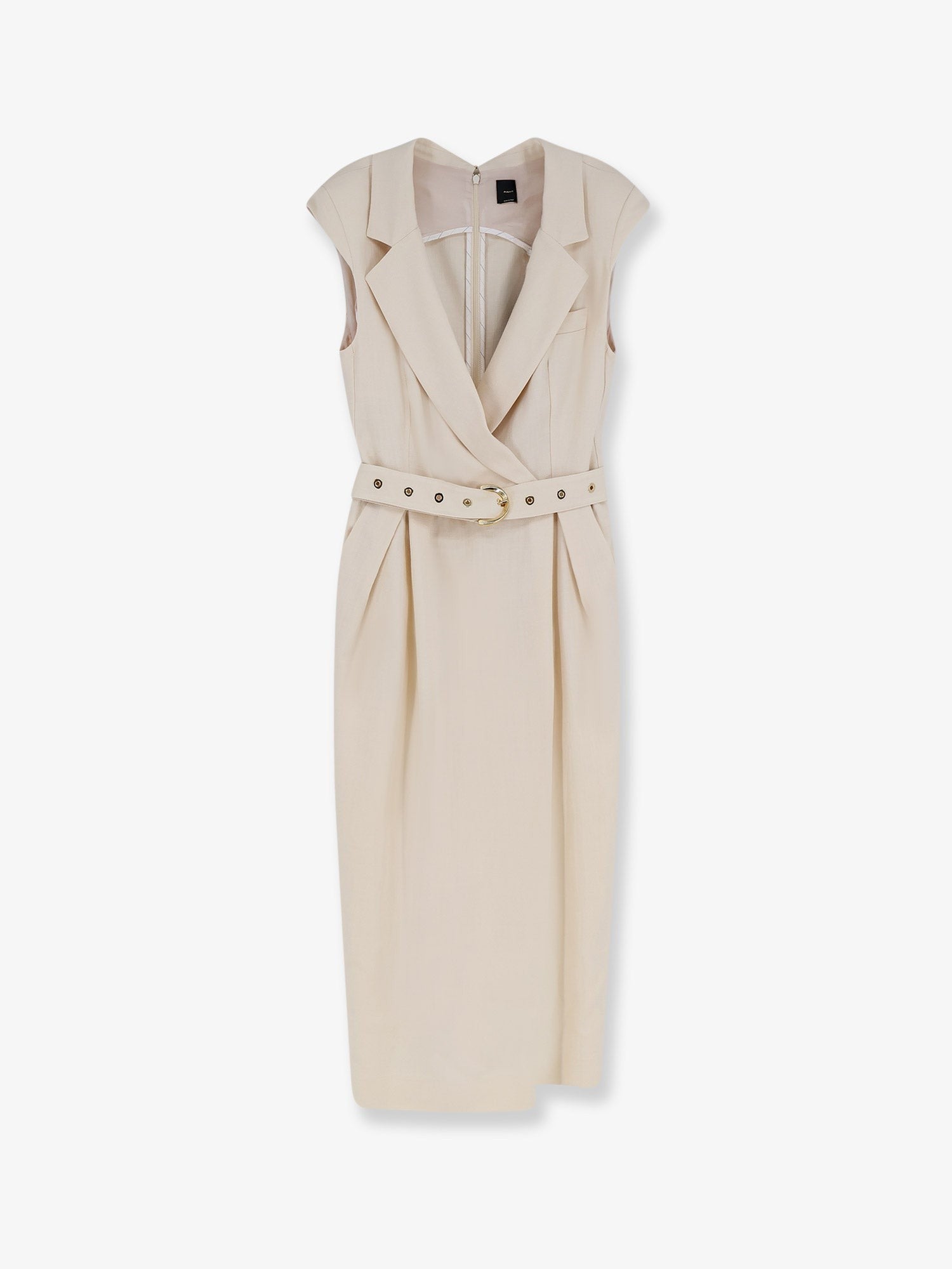 Pinko Women's Amandine Viscose Dress White