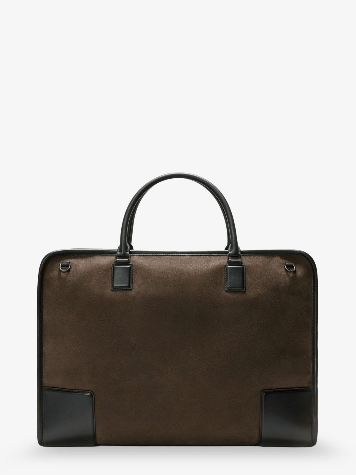 Loewe Men's Amazona Duffle Nubuck Handbag Green, view 2