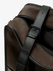 Loewe Men's Amazona Duffle Nubuck Handbag Green, view 5