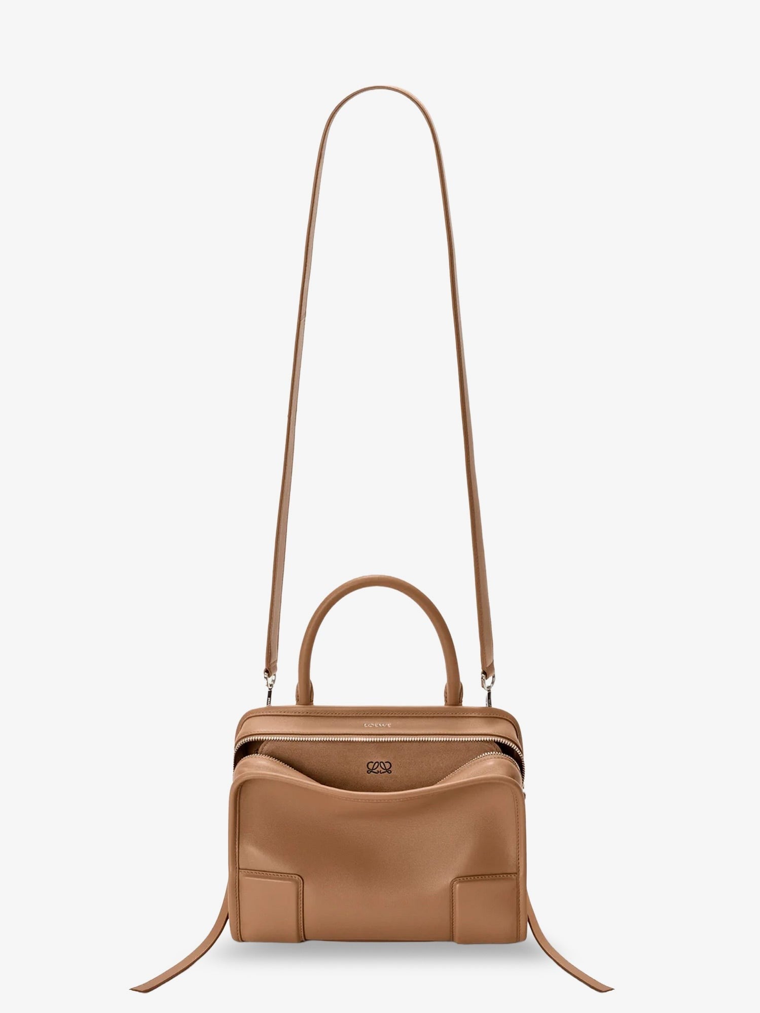 Loewe Women's Amazona Leather Handbag Brown