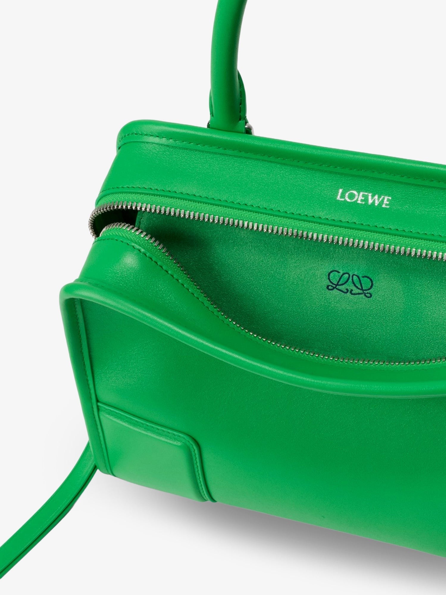 Loewe Women's Amazona Leather Handbag Green