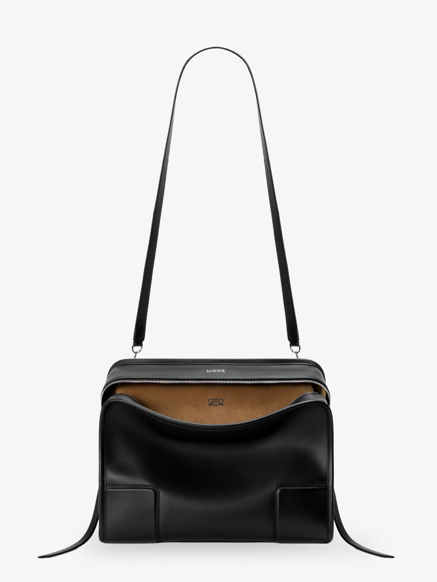 Loewe Women's Amazona Leather Handbag Black