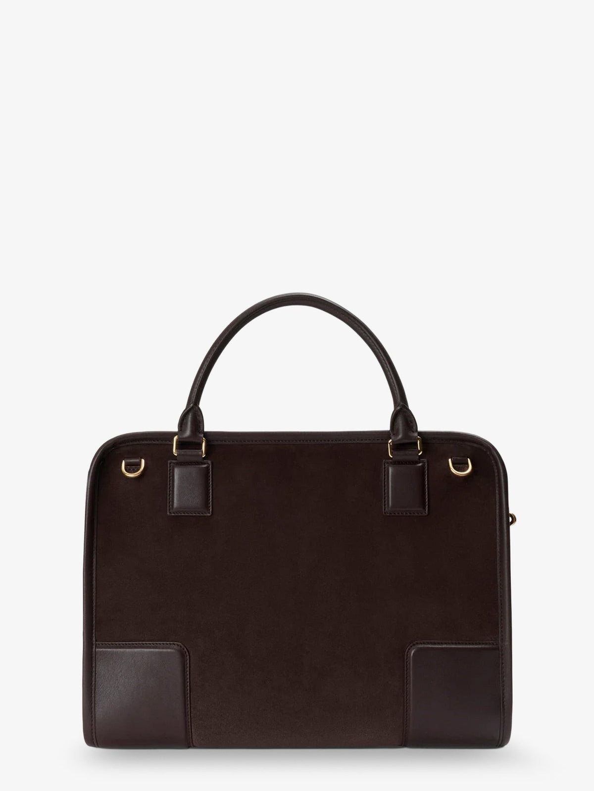 Loewe Women's Amazona Suede Handbag Brown