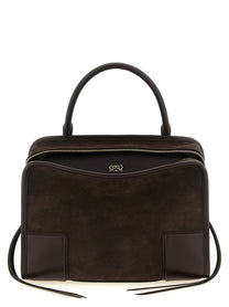 Loewe Amazona Suede Handbag Brown