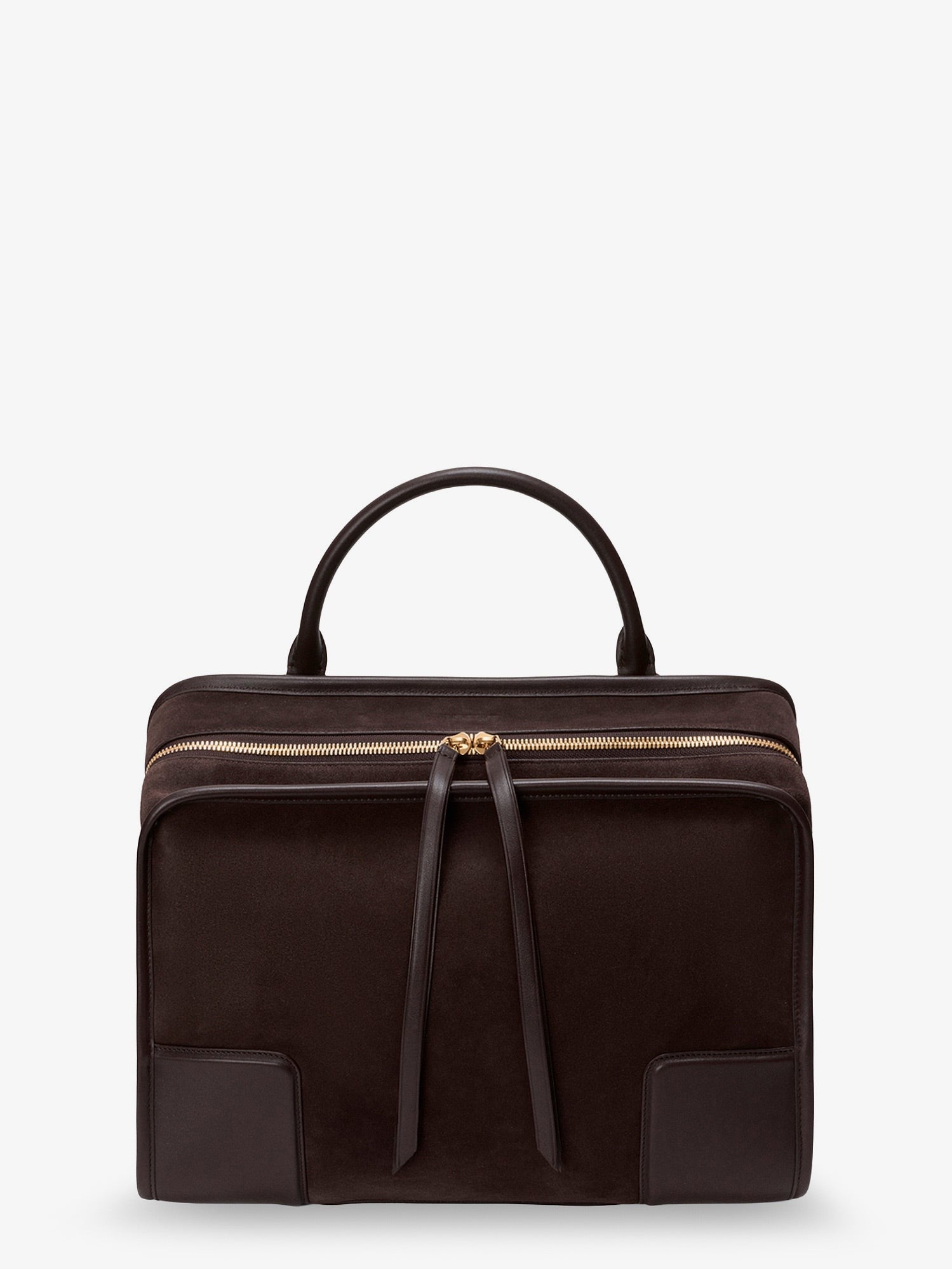 Loewe Women's Amazona Suede Handbag Brown
