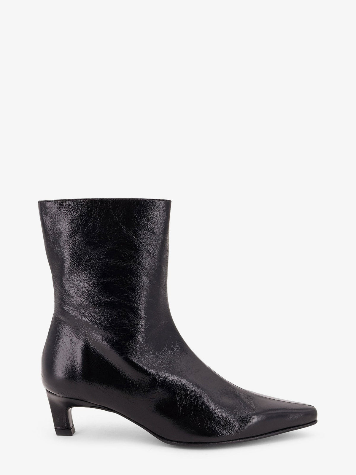 Alohas Women's Ambar Rift Leather Ankle Boots Black