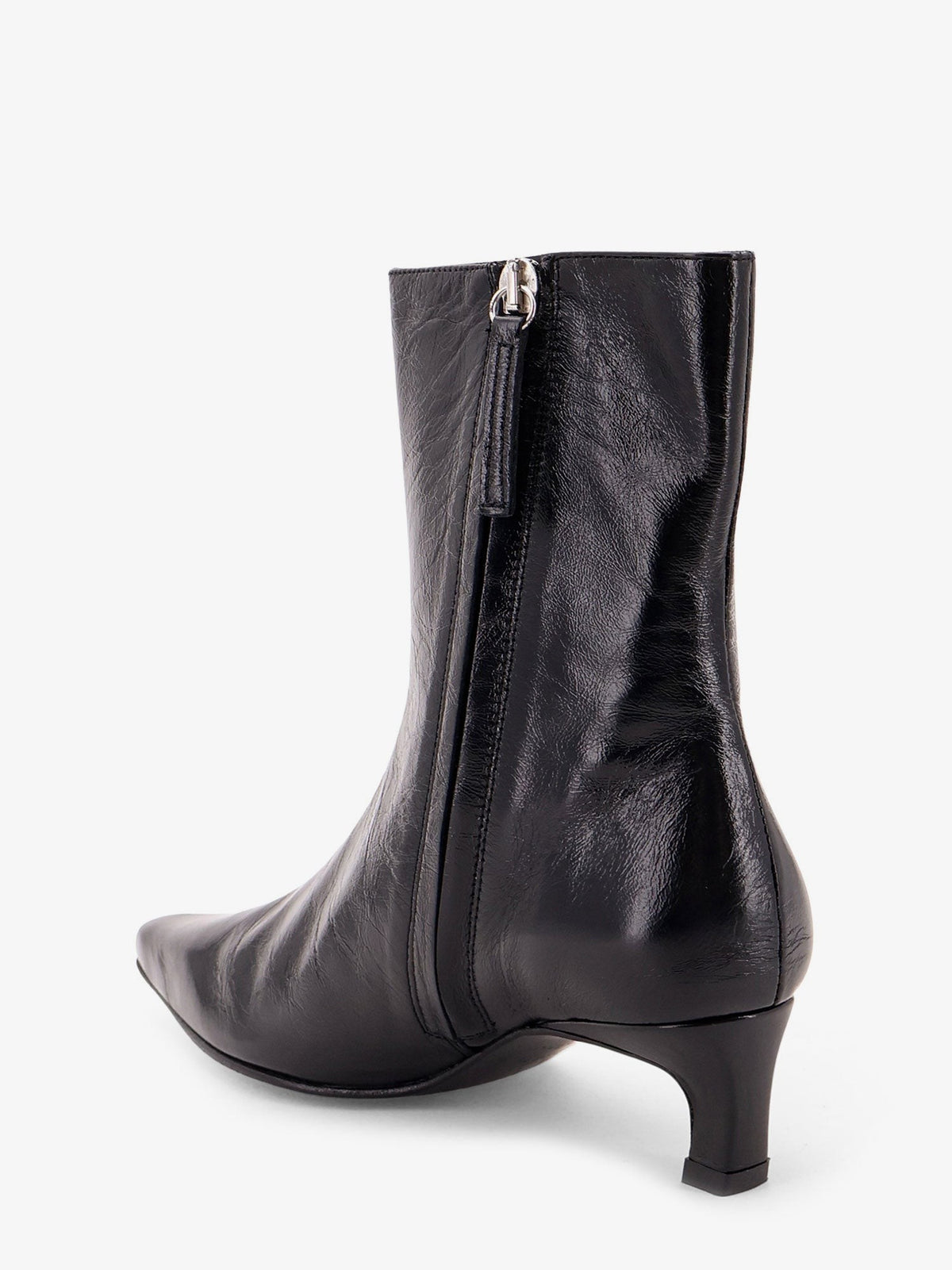 Alohas Women's Ambar Rift Leather Ankle Boots Black, view 3