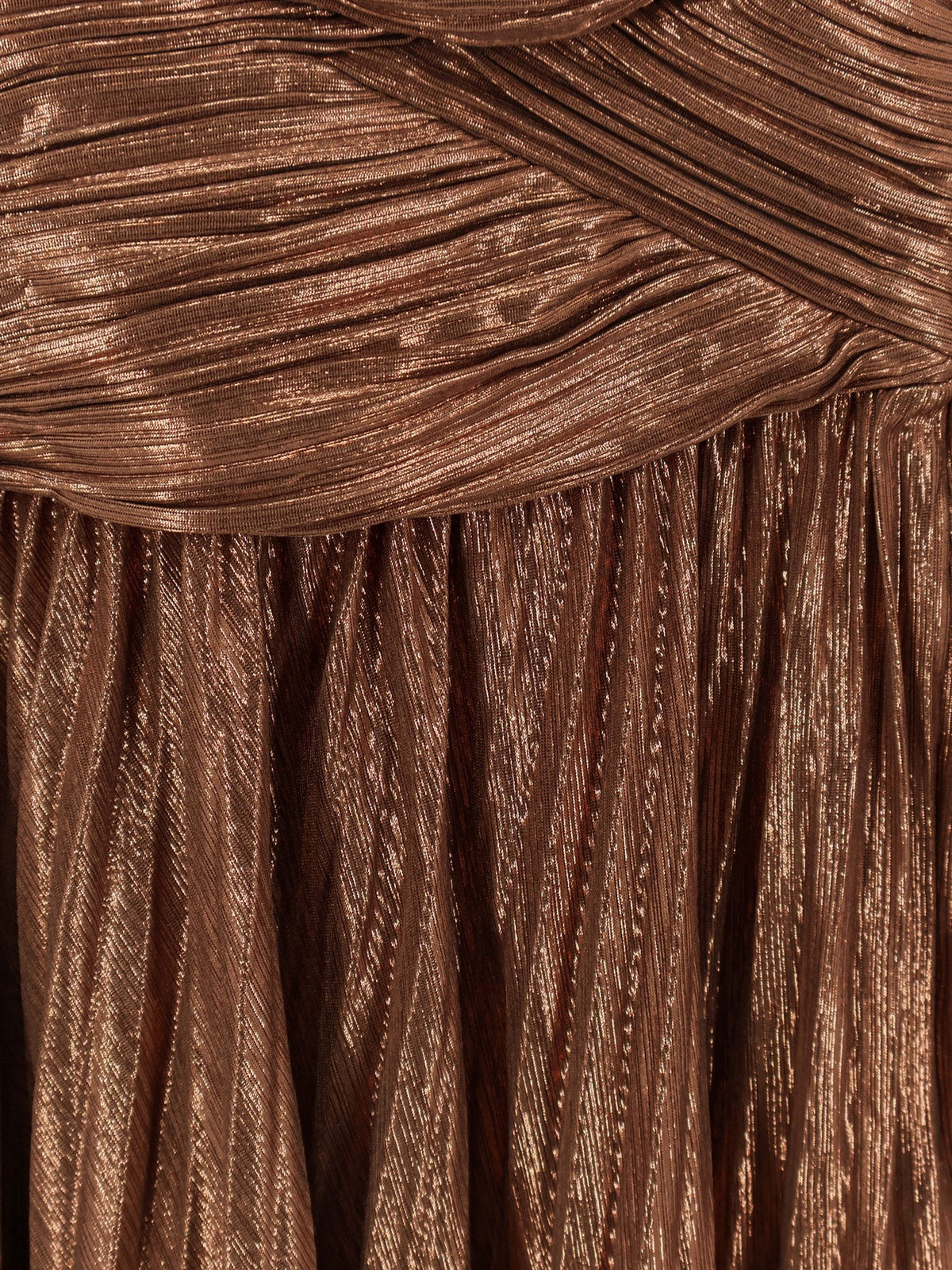 Retrofete Women's Amberley Pleated Dress Sepia