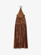 Retrofete Women's Amberley Pleated Dress Sepia
