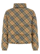 Burberry Ambleside Check Down Jacket Beige, view 2