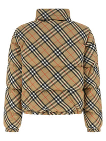 Burberry Ambleside Check Down Jacket Beige