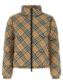 Burberry Ambleside Check Down Jacket Beige