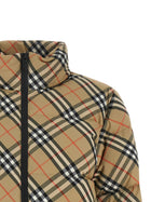 Burberry Ambleside Check Down Jacket Beige, view 3