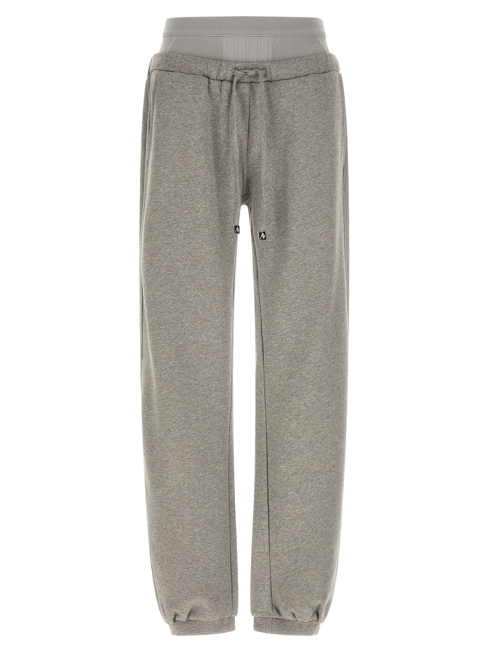 The Attico American Fleece Joggers Grey