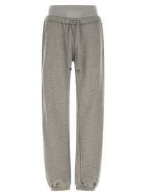 The Attico American Fleece Joggers Grey