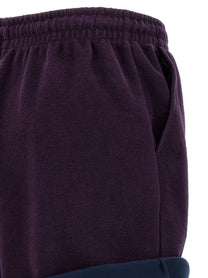 The Attico American Fleece Shorts Purple