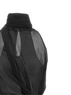 Balmain American Neckline Top Black, view 4