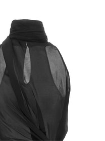 Balmain American Neckline Top Black