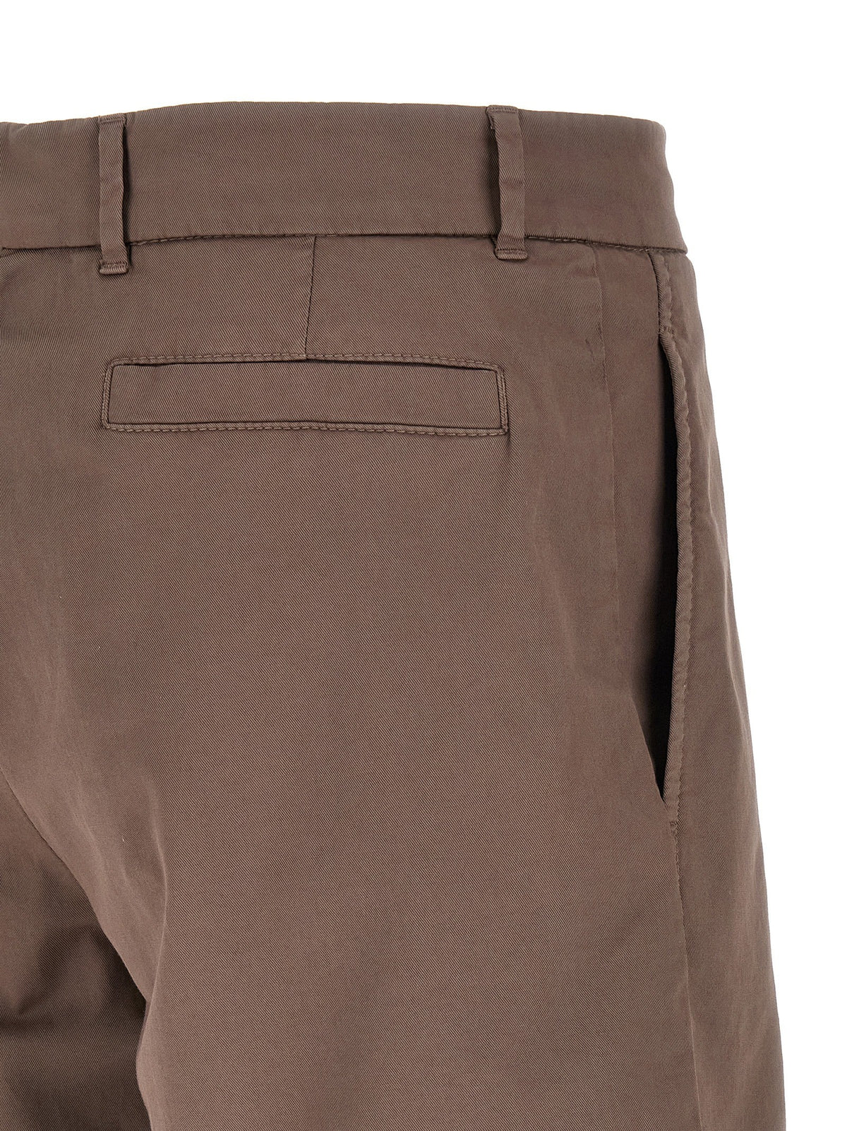 Brunello Cucinelli American Pima Cotton Bermuda Shorts Brown