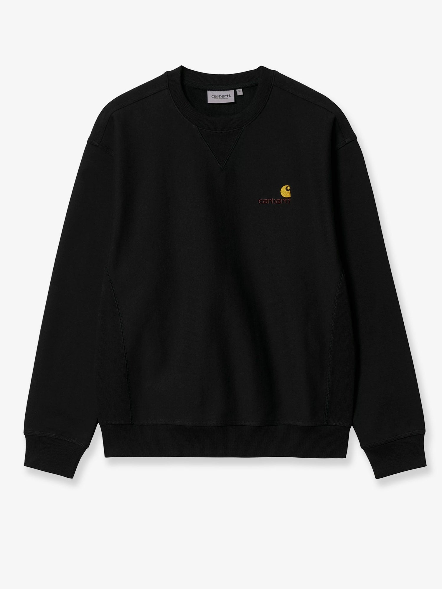 Carhartt Wip Men's American Script Cotton Blend Sweatshirt Black