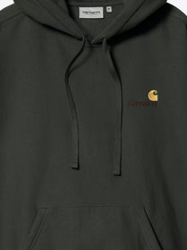 Carhartt Wip Men's American Script Cotton Blend Sweatshirt RAVEN