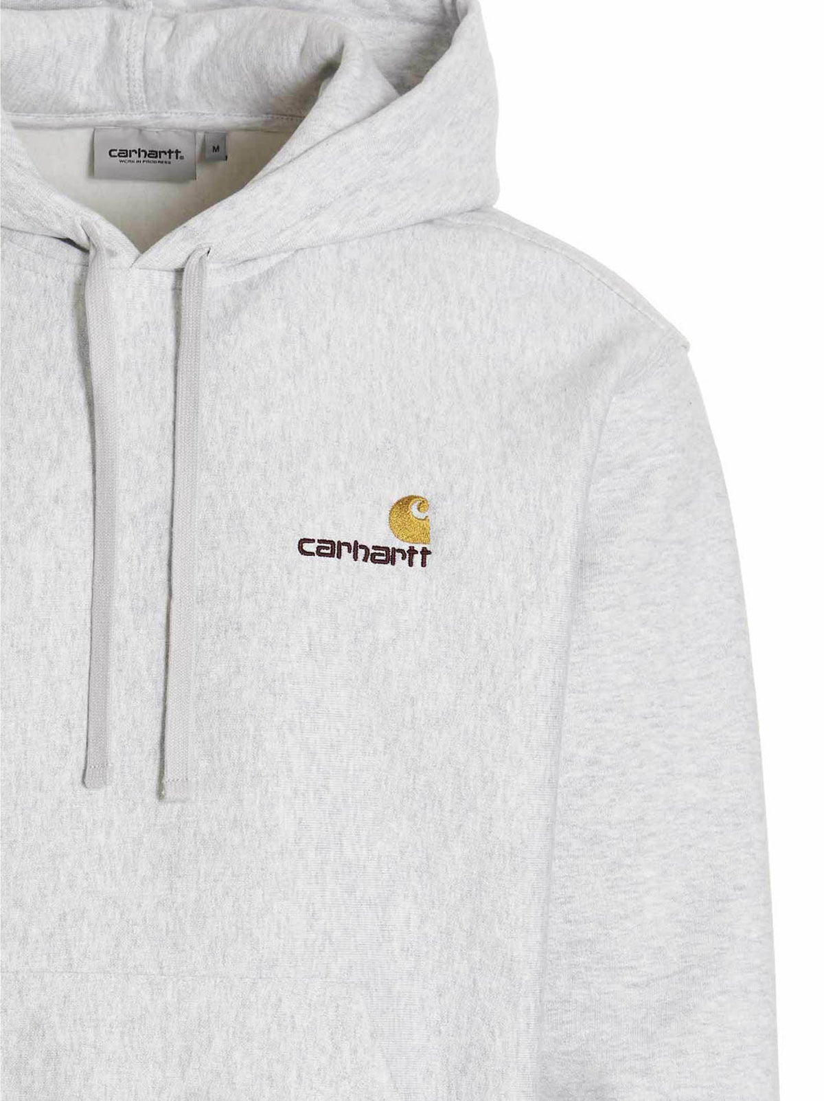 Carhartt Wip American Script Hoodie Grey, view 3