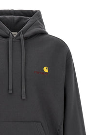 Carhartt Wip American Script Hoodie Grey