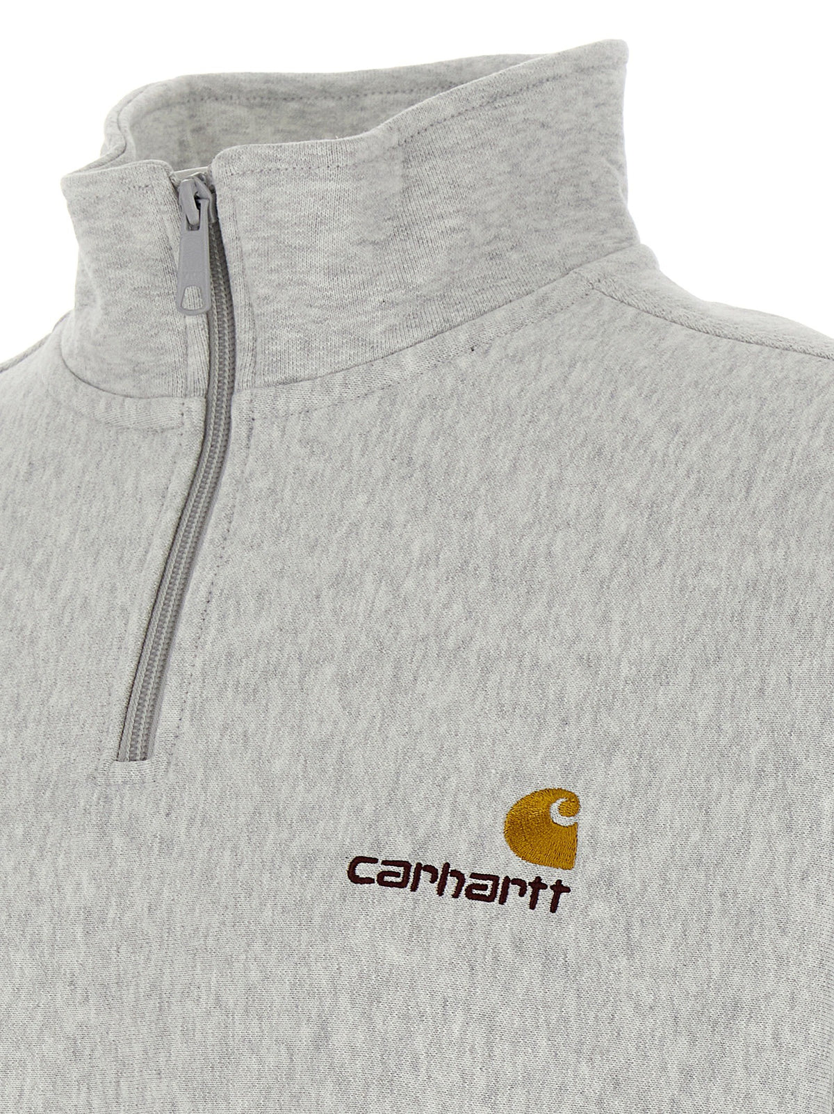 Carhartt Wip American Script Sweatshirt Grey, view 4