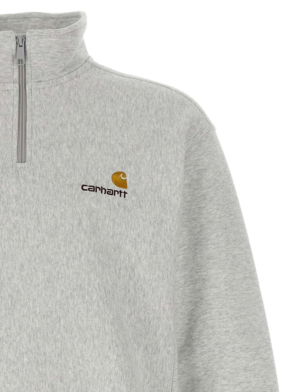 Carhartt Wip American Script Sweatshirt Grey, view 3