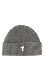 Ami Paris Ami De Cœur Beanie Grey