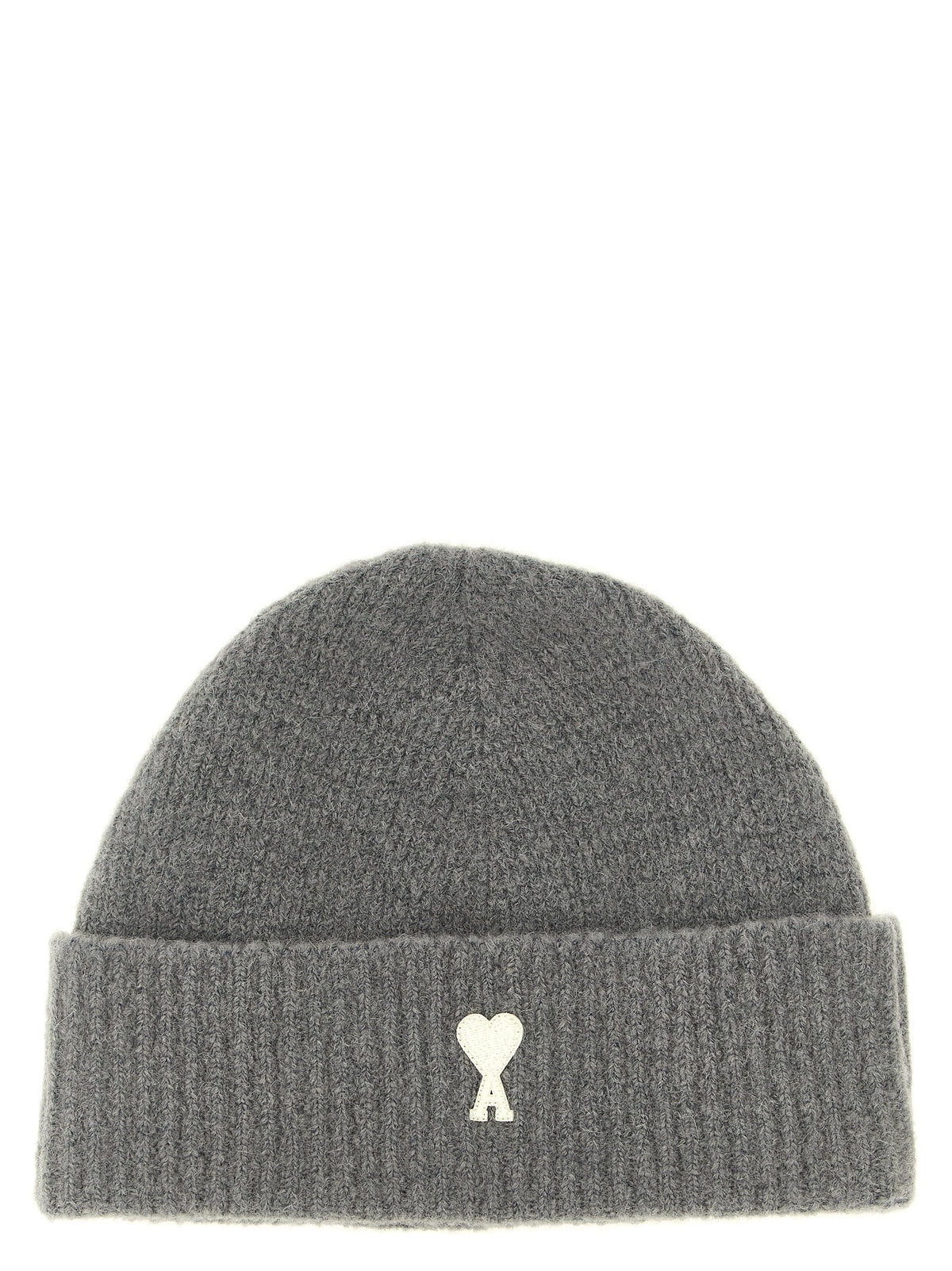 Ami Paris Ami De Cœur Beanie Grey
