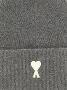 Ami Paris Ami De Cœur Beanie Grey, view 3