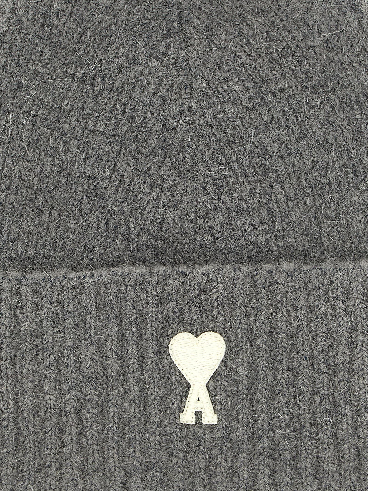 Ami Paris Ami De Cœur Beanie Grey, view 3