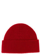 Ami Paris Ami De Coeur Beanie Red