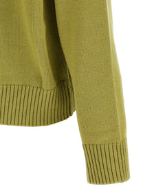 Ami Paris Ami De Coeur Cardigan Green