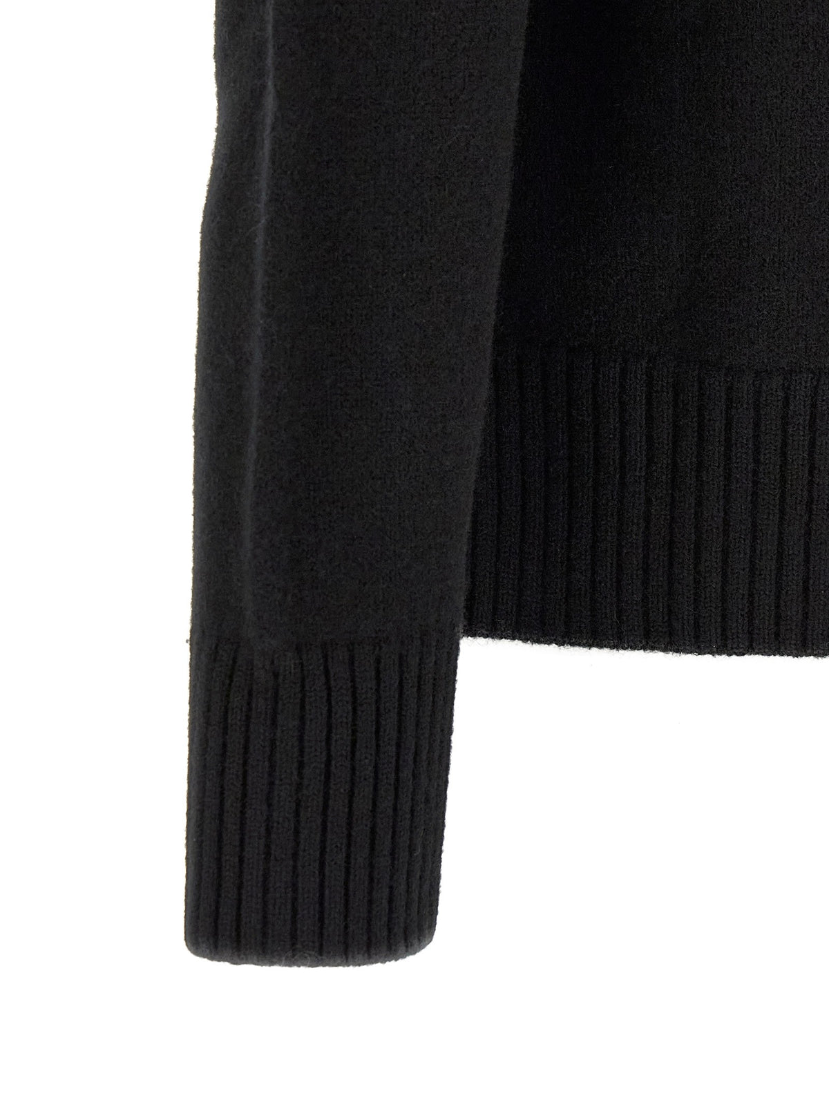 Ami Paris Ami De Coeur Cardigan Black