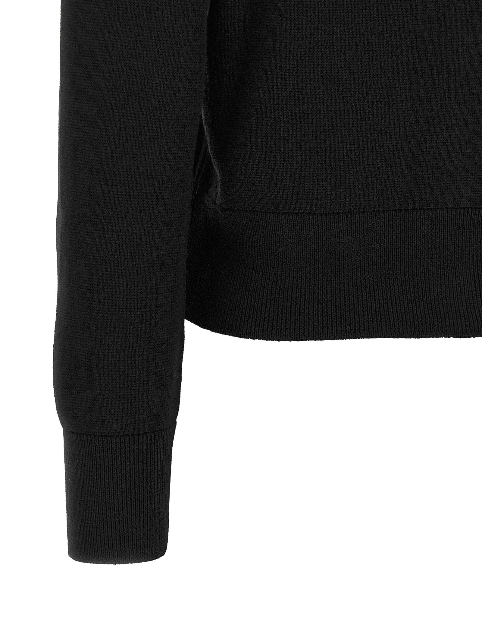 Ami Paris Ami De Coeur Cardigan Black